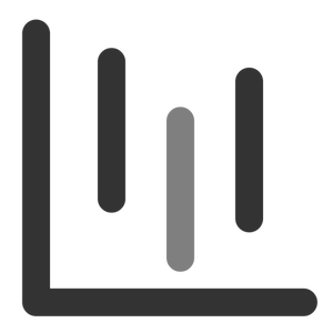 Chart graph icon clip art