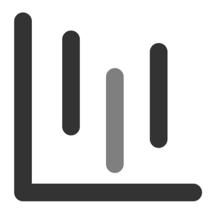 Chart graph icon clip art