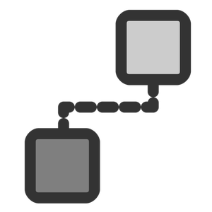 Icono del conector color gris