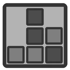 Square tiles icon