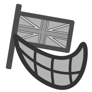 Arte do clipe do ícone da bandeira do Reino Unido