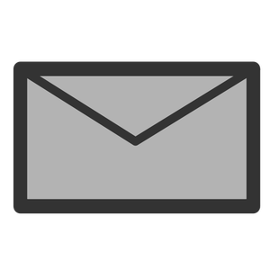 Símbolo de sobre de icono de correo