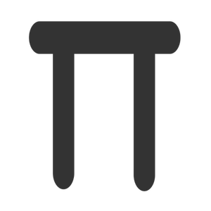 Ícone de arte de clipe de símbolo de matemática