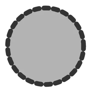 Grafik vektor ikon lingkaran
