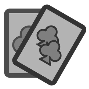Playing card game icon