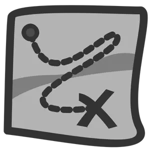 Map icon vector clip art