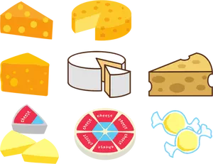 Different cheese sorts