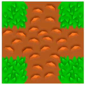 Gras tegel patroon voor computer spel vector illustraties