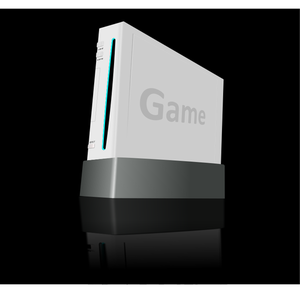 Game console vector illustration