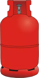 Clipart vetorial da garrafa de gás 12kg