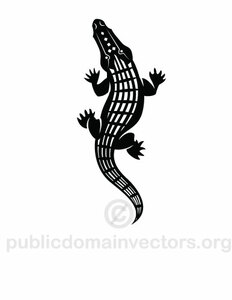 8216 Free Vector Alligator Silhouette Public Domain Vectors