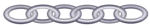Kunststof chain vector afbeelding