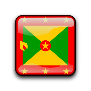 Pulsante bandiera di Grenada