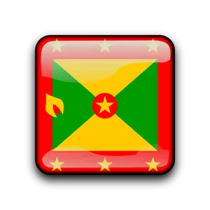 Grenada flagg-knappen