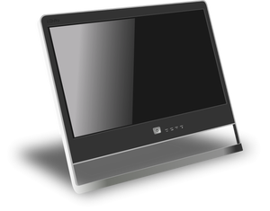Illustration vectorielle d'All-in-one PC