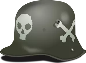 German army helmet vector image