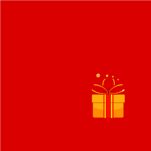 Christmas gift vector graphics