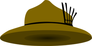 Scout pălărie vector imagine