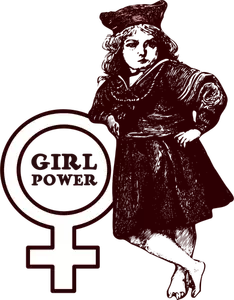 Girl power symbol