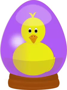 Ayam telur Paskah dunia vektor gambar