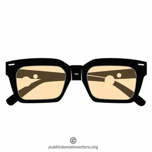 Reading glasses vector image