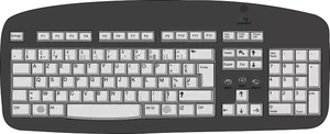 Computer toetsenbord vector afbeelding
