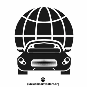Logotipo global de la compañía automotriz