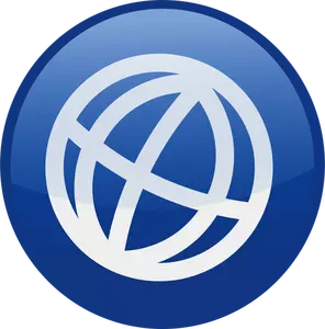 Immagine di icona globo vettoriale