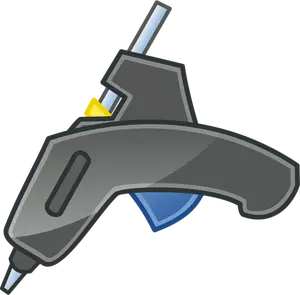 Vector illustration of welding gun