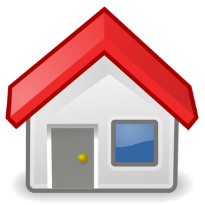 Huis pictogram vector illustraties