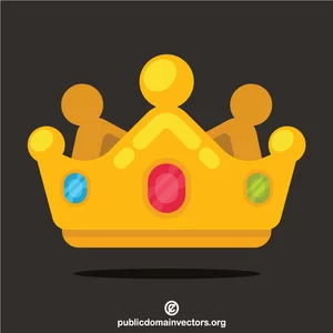 Mahkota kerajaan emas