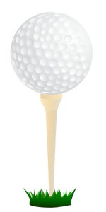 Vector graphics of golf ball
