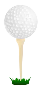 Vektor grafis dari bola golf