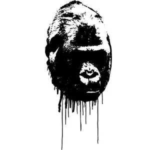 Gorilla-Vektor-Bild