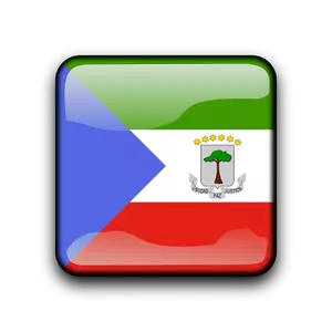 Tombol bendera Guinea Khatulistiwa