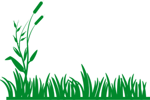 Grafica vettoriale della priorità bassa dell'erba