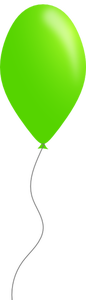 Groene kleur ballon vector afbeelding