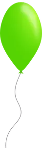 Grüne Farbe Ballon-Vektor-Bild