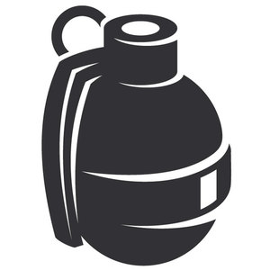1492 free hand grenade vector image | Public domain vectors