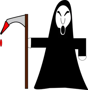 Ilustração em vetor Grim reaper