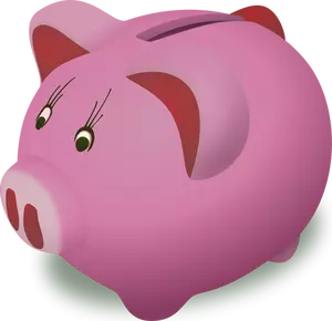 Piggy bank vector image