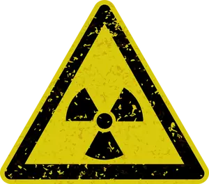 Strahlung-Warnschild