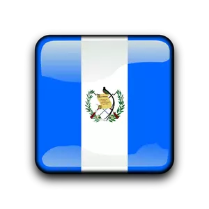 Guatemala flagga vektor knappen
