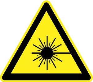 Radioaktiva fara Varning tecken vektor bild