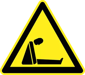 Signs hazard warning sign vector image