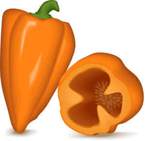 Clopot piper portocaliu
