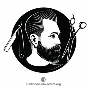 Hairstylist vector graphics | Public domain vectors