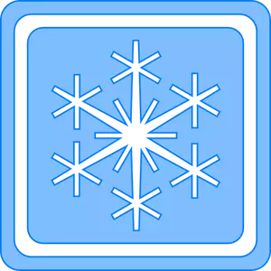 Winter season sign vector image
