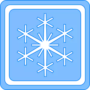 Ilustración de vector de icono de invierno