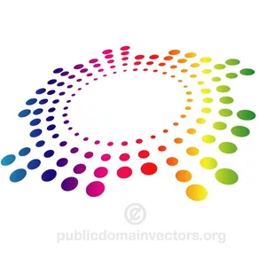 Colorful dot pattern